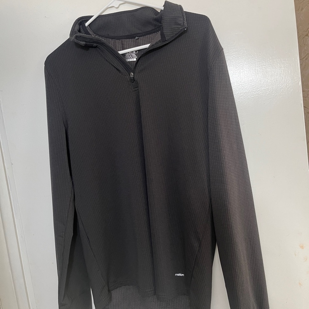 Black Quarter-Zip Pullover